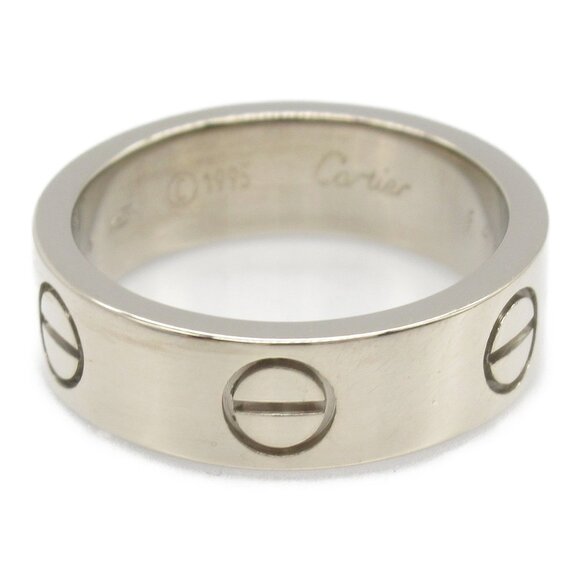 CARTIER 18k White Gold Love Ring - Picture 3 of 11